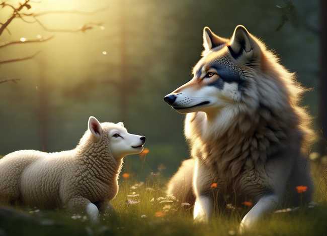 狼和羊的睡前故事;睡前故事狼和小羊的故事 狼和羊的睡前故事;睡前故事狼和小羊的故事