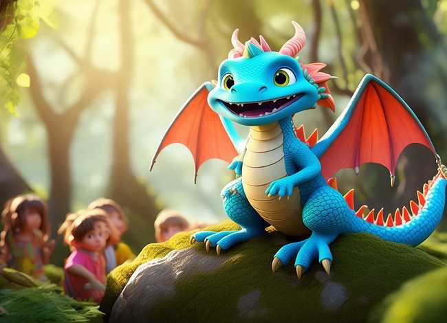 儿童版龙的故事 - 幼儿故事龙的传说