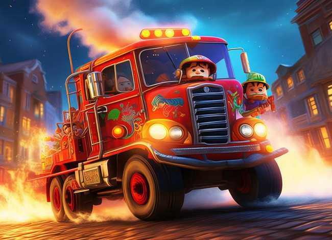 儿童睡前故事超级消防车mp3免费打包下载 儿童动画片超级消防车灭火
