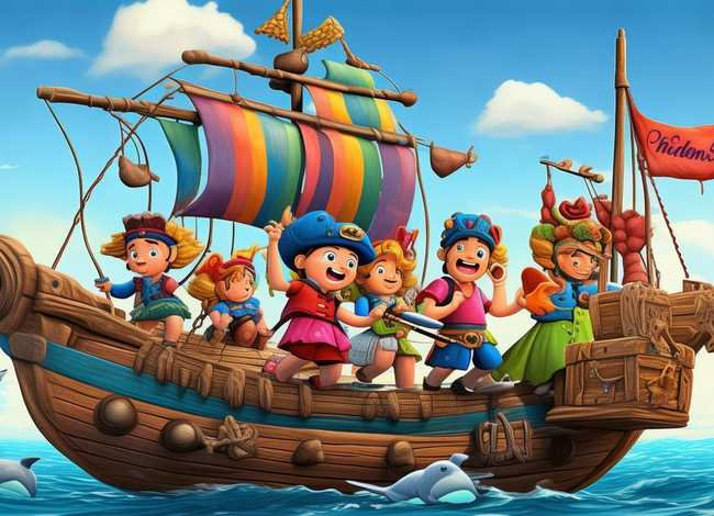 儿童海盗的故事完整版 - 海盗的儿童动画片