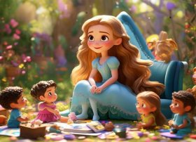 小公主儿童故事幼儿园、小公主的幼儿故事