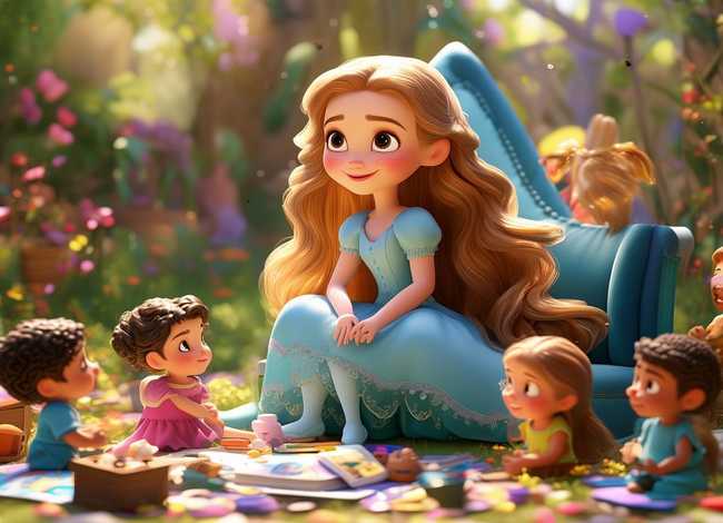 小公主儿童故事幼儿园、小公主的幼儿故事