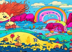 幼儿手绘故事、手绘幼儿故事插图