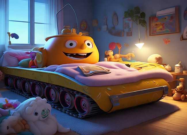 儿童睡前故事坦克（播放小孩睡前故事）