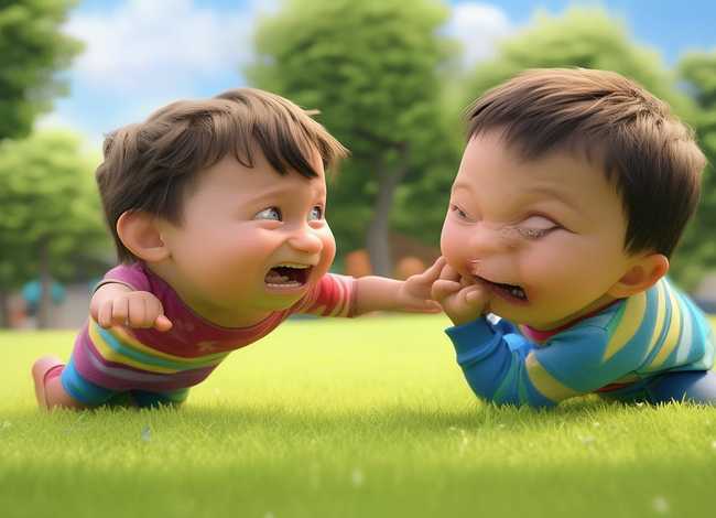 小朋友摔跤的故事、小朋友摔跤的故事视频