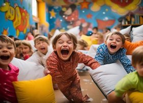 儿童故事枕头大战 枕头大战 幼儿园