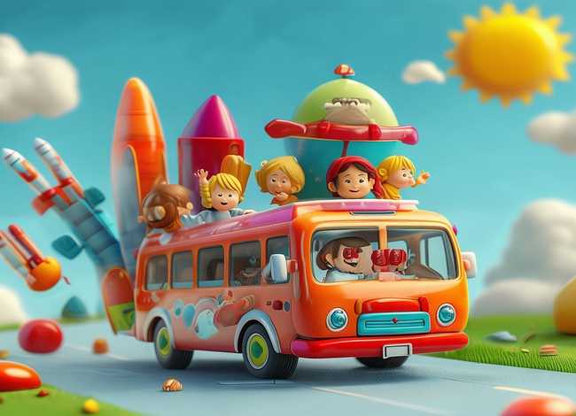 导弹车的儿童故事；宝宝巴士导弹车的故事