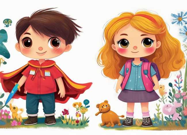 儿童故事男孩女孩不一样；男孩和女孩不一样绘本故事