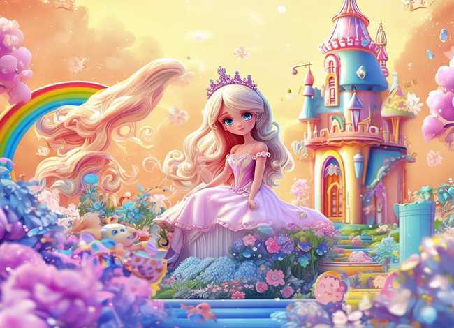儿童卡通公主故事；儿童公主卡通画