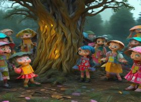 儿童怪故事，小孩怪物故事