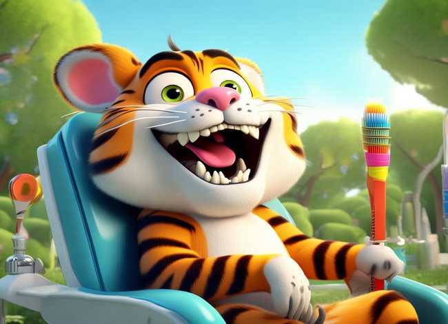 儿童故事老虎拔牙故事、幼儿故事老虎拔牙4分钟的视频