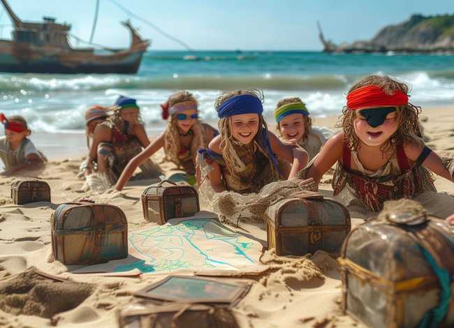 海盗寻宝儿童故事，幼儿园海盗寻宝的故事