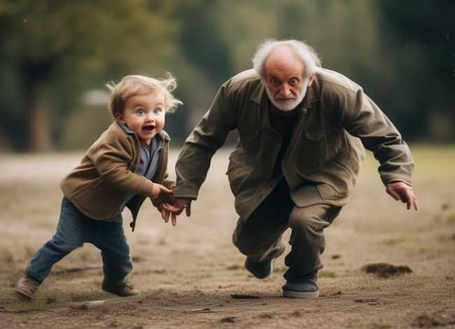 小孩推倒、小孩推倒老人