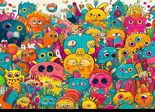 十分好看的有故事情节的儿童画，有故事情节的简笔画带颜色