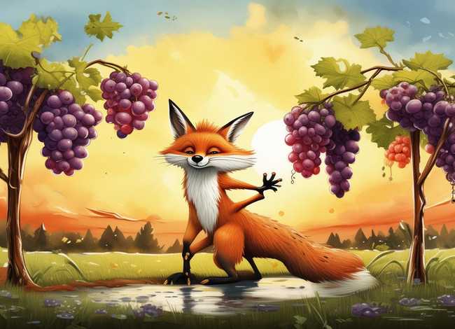 狐狸和葡萄故事书 狐狸和葡萄故事书电子版