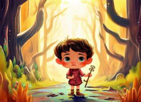 勇敢的儿童故事带拼音，勇敢的故事的拼音