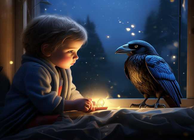乌鸦故事儿童睡前故事 - 睡前小故事乌鸦 乌鸦故事儿童睡前故事 - 睡前小故事乌鸦