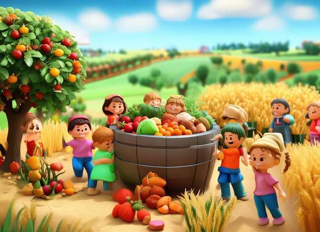 儿童故事丰收的过程；丰收的故事幼儿园