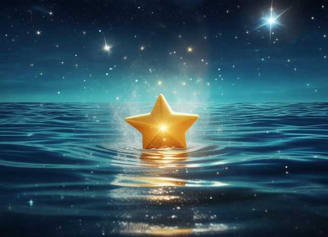 儿童故事星星掉进水里了，星星掉进海里的故事