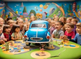 故事蓝汽车教案；中班故事蓝汽车教案及反思