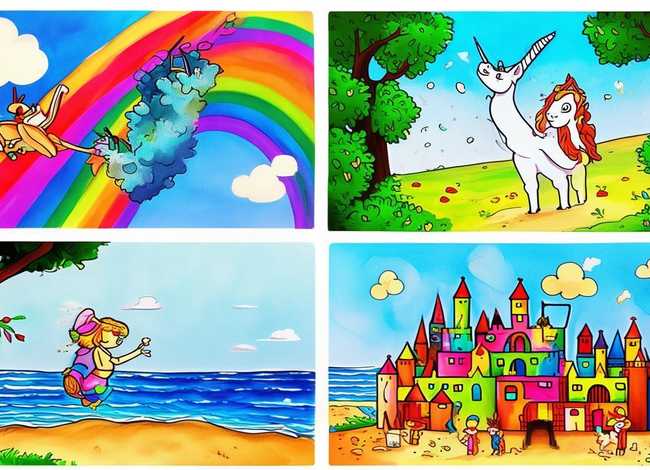 幼儿手绘画故事4图、幼儿园图画故事手绘 幼儿手绘画故事4图、幼儿园图画故事手绘