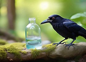 儿童故事内容乌鸦喝水 - 乌鸦喝水幼儿故事内容