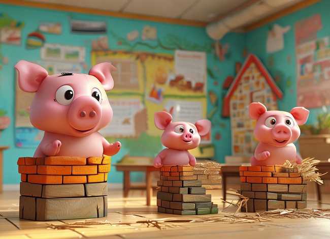 自制绘本故事书幼儿园；自制绘本故事书幼儿园三只小猪
