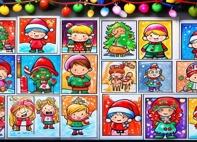 圣诞节儿童简笔画；圣诞节儿童简笔画大全图片