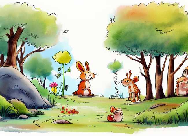 儿童绘画本故事和图片（儿童绘本简笔画图片）