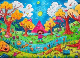 7到8岁儿童画、7到8岁儿童画画图伊一一张图片有很多种