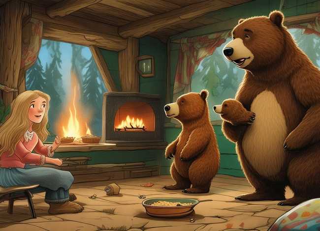 金发姑娘和三只熊故事,金发姑娘和三只熊故事概括 金发姑娘和三只熊故事,金发姑娘和三只熊故事概括