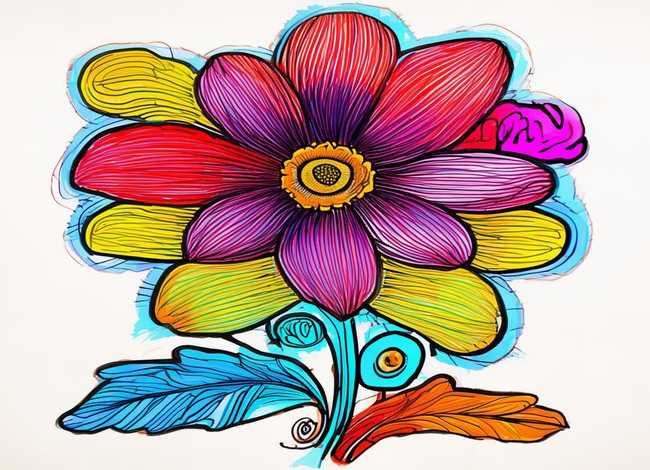 花的儿童画线描 花的儿童画线描怎么画 花的儿童画线描 花的儿童画线描怎么画