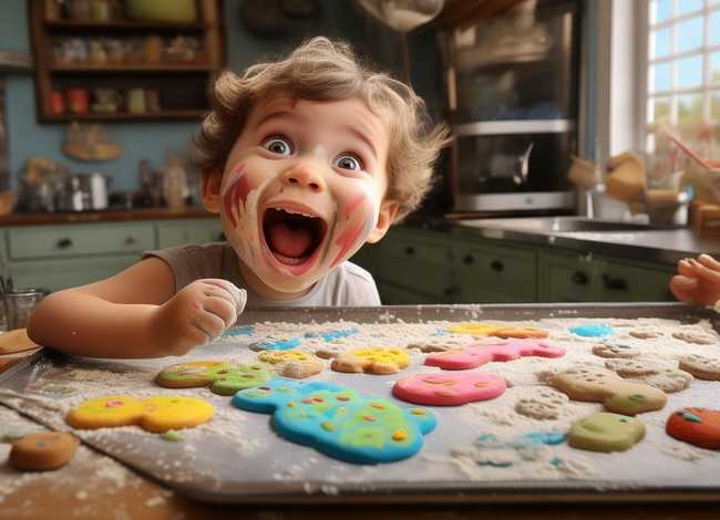 小孩有趣画饼故事（小孩有趣画饼故事简短）