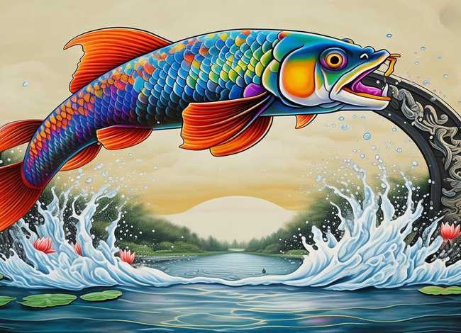 寓言故事鲤鱼跃龙门，寓言故事鲤鱼跃龙门主要内容