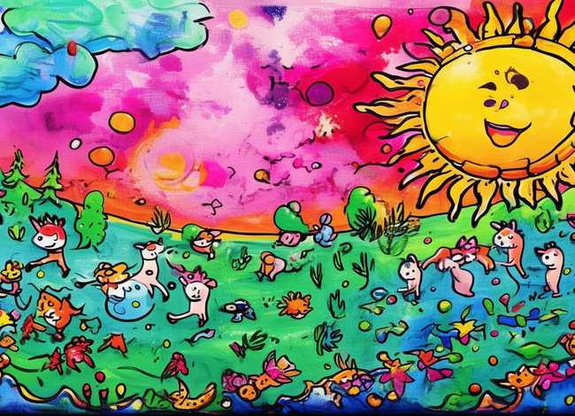 风儿童画 儿童画怎么画风