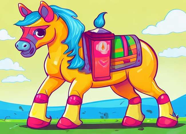 战马儿童画 - 战马简笔画图片儿童画 战马儿童画 - 战马简笔画图片儿童画