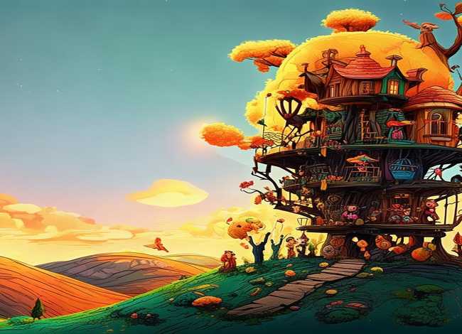 动画故事插画，动画故事插画图片