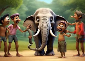 故事盲人摸象的故事视频、故事盲人摸象的故事视频5分钟讲解