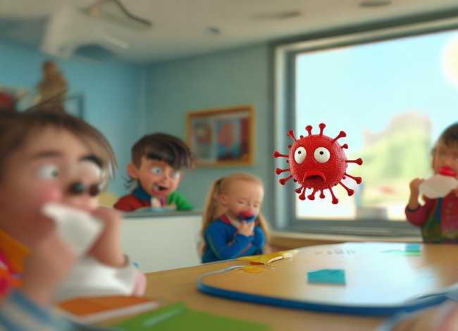 流感病毒儿童故事 - 流感病毒的故事 流感病毒儿童故事 - 流感病毒的故事