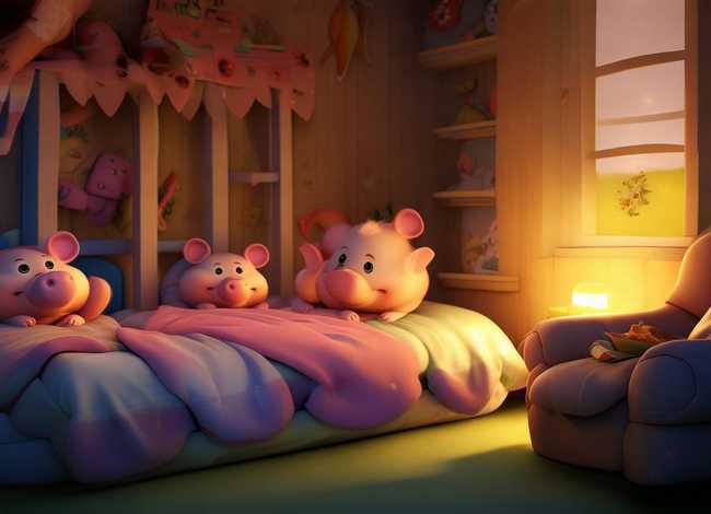 免费观看儿童睡前故事三只小猪、幼儿睡前故事三只小猪在线试听