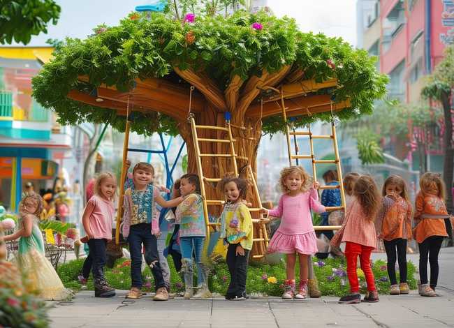 城市儿童的故事 - 城市故事幼儿园