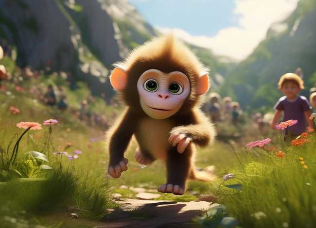 儿童故事3-6岁故事小猴子下山；幼儿简短小故事30字猴子下山