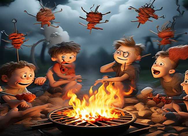 儿童故事吃烧烤的严重后果，儿童吃烧烤的危害性