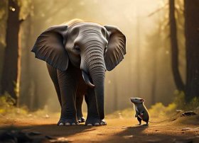 大象和老鼠的故事 大象和老鼠的故事启发