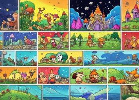 儿童连环画绘本 - 儿童绘本连环画10张