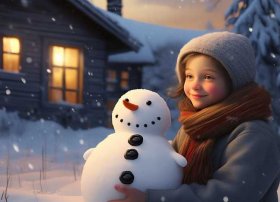 儿童故事雪孩子电影；电影雪孩子的故事