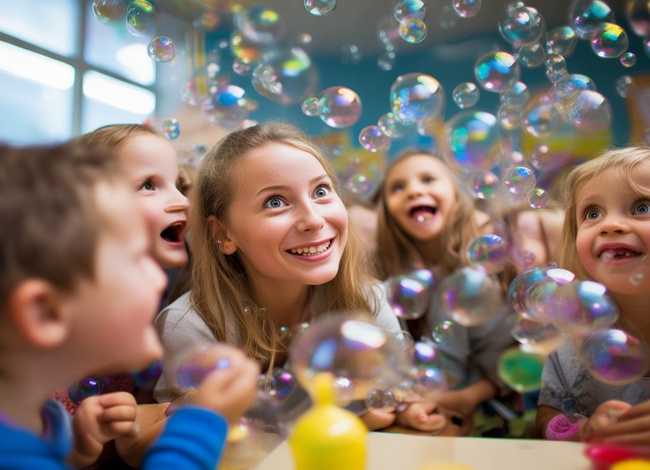 吹泡泡幼儿故事；幼儿园吹泡泡课程故事