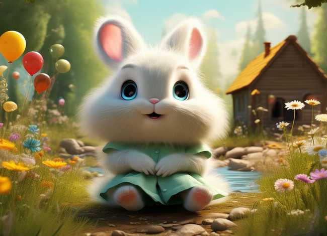 小白兔的儿童故事课件 小白兔的故事幼儿