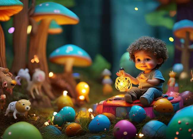 可爱儿童故事图片，可爱小故事图片