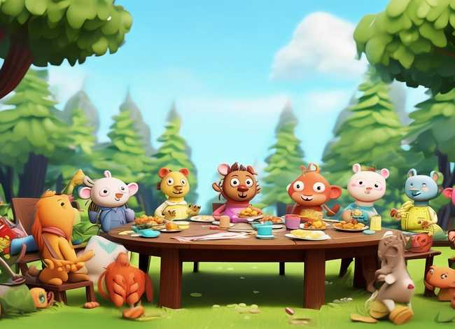 幼儿餐前故事文字；幼儿餐前故事文字图片